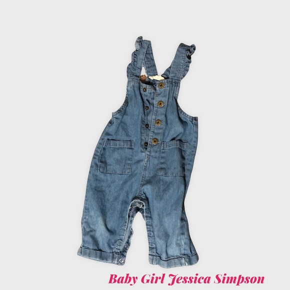 Jessica Simpson Baby girl overalls 12 months - Picture 1 of 4